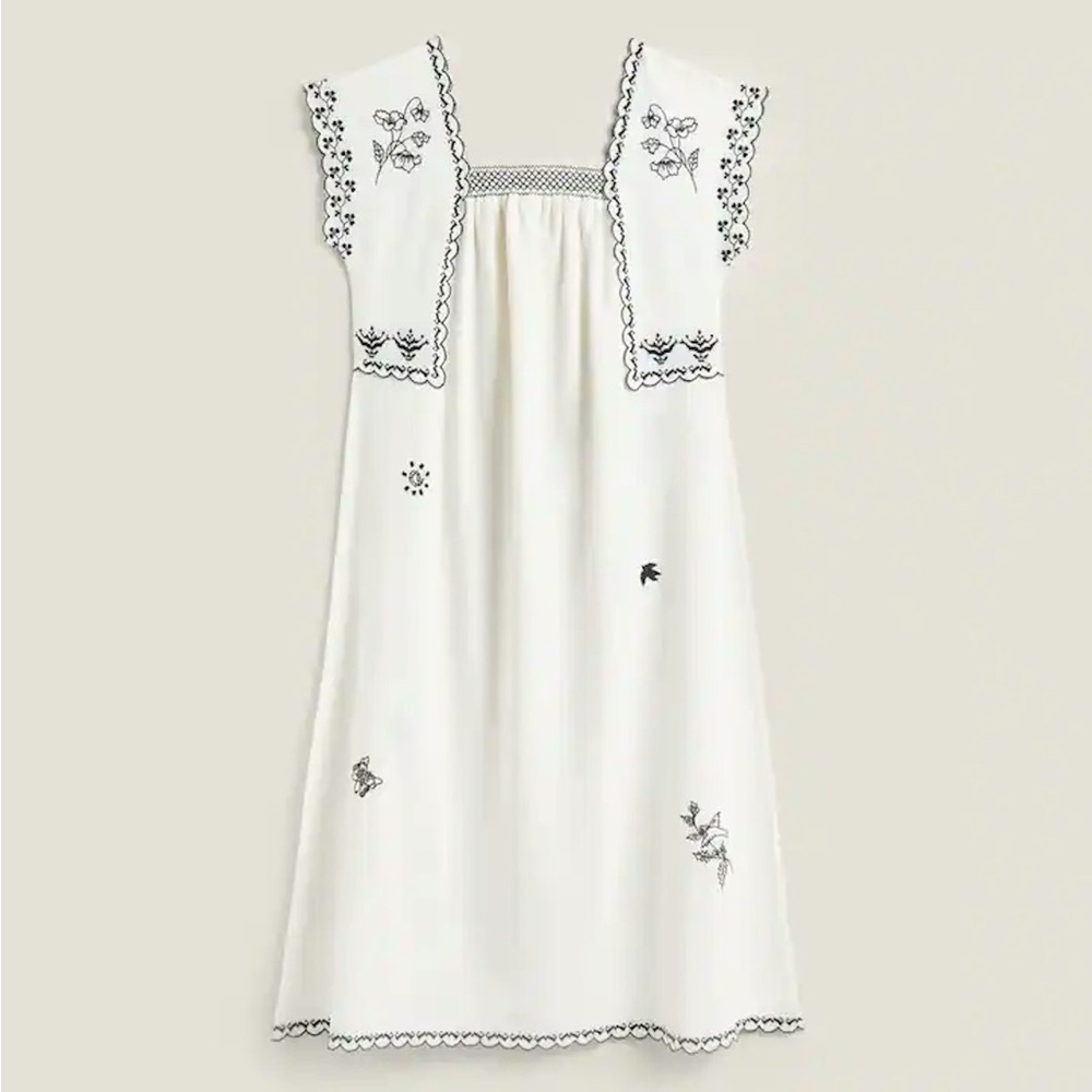 NWT | ZARA Home Embroidered Cotton Dress - M